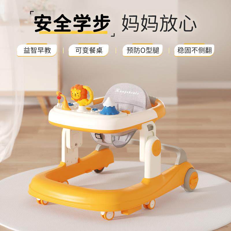婴儿学步车自行车防侧翻多功能宝宝走路儿童玩具助步车音乐