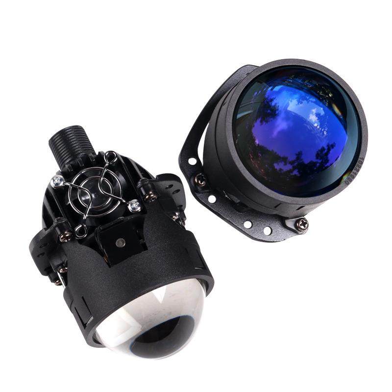 2024SANVILED大灯2.5寸无损蓝膜LED双光透镜大灯35W6000K前照灯