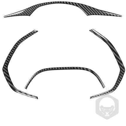 碳钎维仪表盘外框适用于雪佛兰科尔维特C714-19款车内饰改装配件