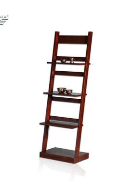 实木复古古典风置物架12L01直销