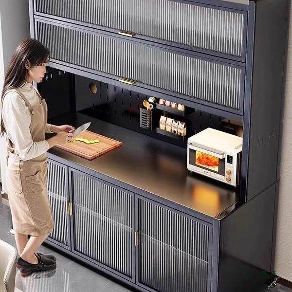 厨房置物架落地多层微波炉收纳柜子家用锅碗柜储物柜餐边柜一体,节庆用品/礼品,新娘配件,淘宝优惠券,粉丝福利购,淘宝优惠卷