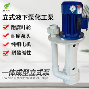 新款 泵废气塔专用耐酸碱PP槽内泵防腐泵脱硫泵 圆盘一体成型立式