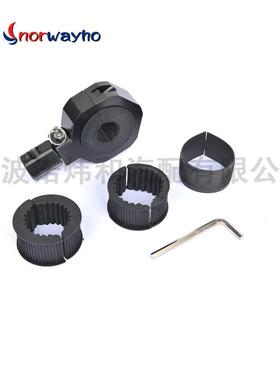 旗杆支架ATVUTV全地形车改装通用可调节旗杆支架夹子支架配件