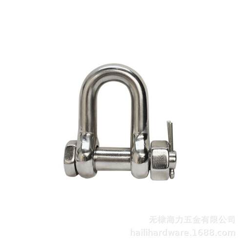 不锈钢G2130卸扣美式弓形保险卸扣链条连接扣卡扣承重轻便
