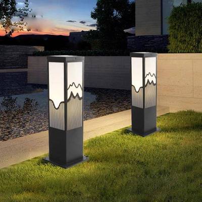 草坪灯太阳能超亮现代户外防水路灯花园别墅室外落地景观复古庭院