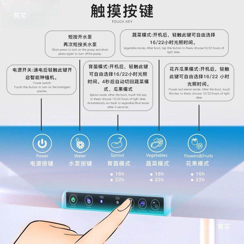 家庭室内无土tj#hu+%%栽培水水耕卉设菜备蔬花香草矮番茄辣椒种植