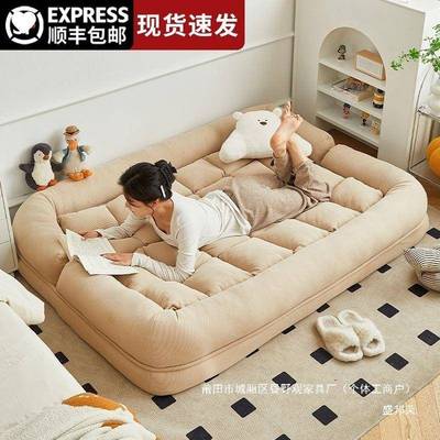 人类狗窝懒人沙发可躺可睡榻榻米双人小户型出租屋房间卧室沙发床