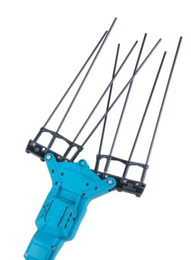 2.3m-3.4m小型电动橄榄机蓝色便携式果园摘果器12000转/min