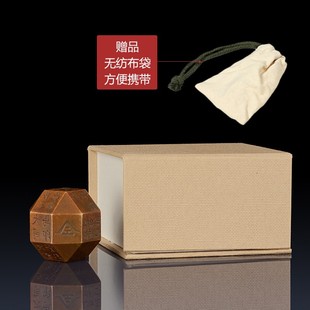 实心纯铜把玩工艺品摆件独孤信印手工铜制品摆件把玩男士随身携带