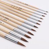 榭得堂水彩笔套装 966水粉笔狼毫圆尖头勾线笔描边描刻画国画油画