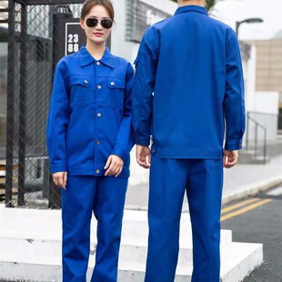 恒漉 白色电焊工作服套装男防烫阻燃加厚纯棉帆布春秋劳保防护服