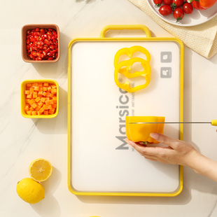 满朝佳304不锈钢菜板家用水果案板厨房专用双面水果砧板