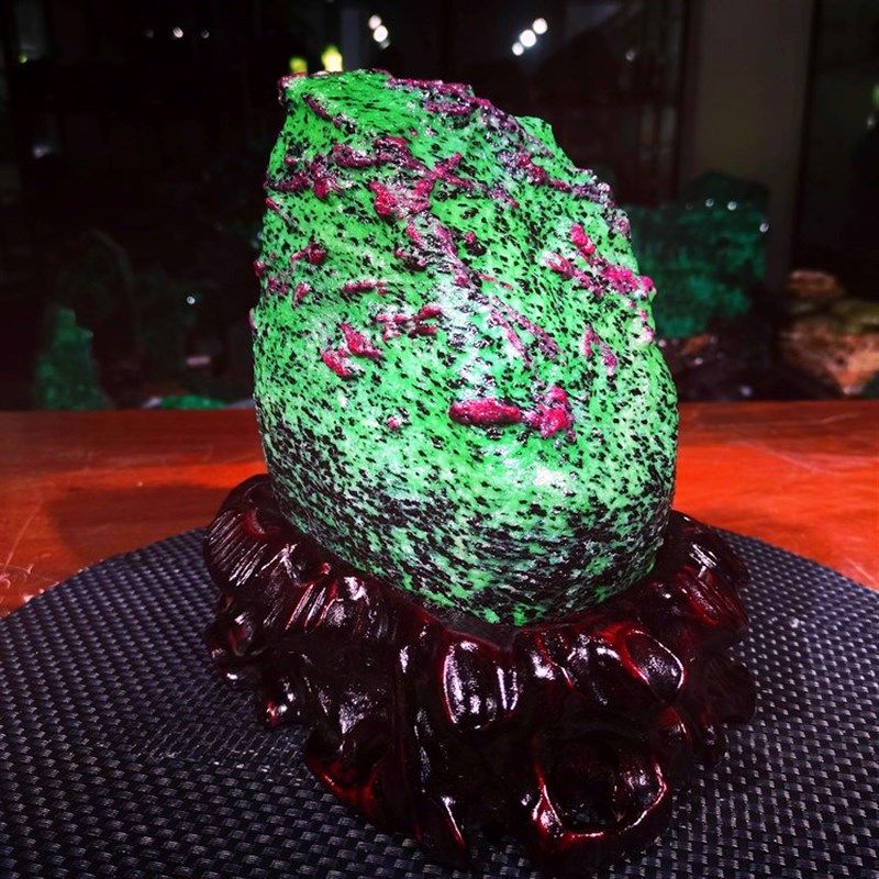 天然红绿宝石原石矿物奇石玉石宝石观赏石桌面装饰送礼收藏摆件,家居饰品,装饰摆件,淘宝优惠券,粉丝福利购,淘宝优惠卷