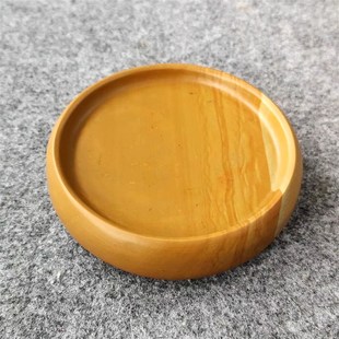 正宗天然老坑原石松花石墨碟 工笔砚 行囊砚 抄经砚 精品小笔舔