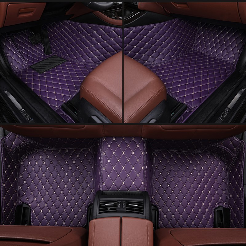 定做汽车脚垫防滑脏摩通用板全包围固定神器单层专车专用