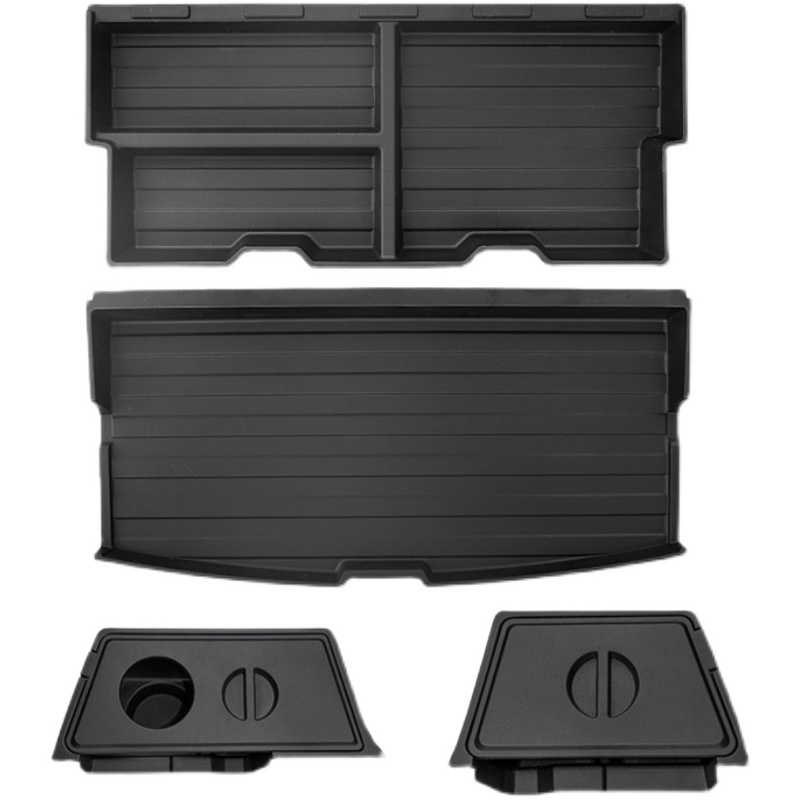 17-22款大众途观L后备箱储物置物盒 中央扶手箱储物收纳盒5座改装