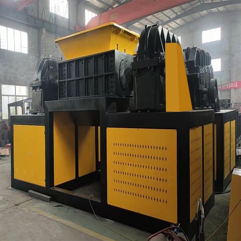 撕碎机大型工业布料建筑垃圾轮胎单双轴粉碎机塑料木材金属破碎机
