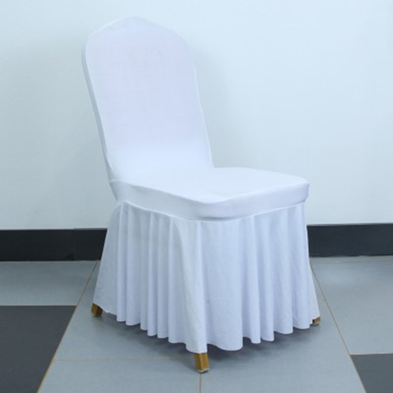 椅套酒店饭店会议宴会婚庆饭厅弹力椅子套罩白色百褶裙连身凳子套,居家布艺,椅套/椅垫,淘宝优惠券,粉丝福利购,淘宝优惠卷