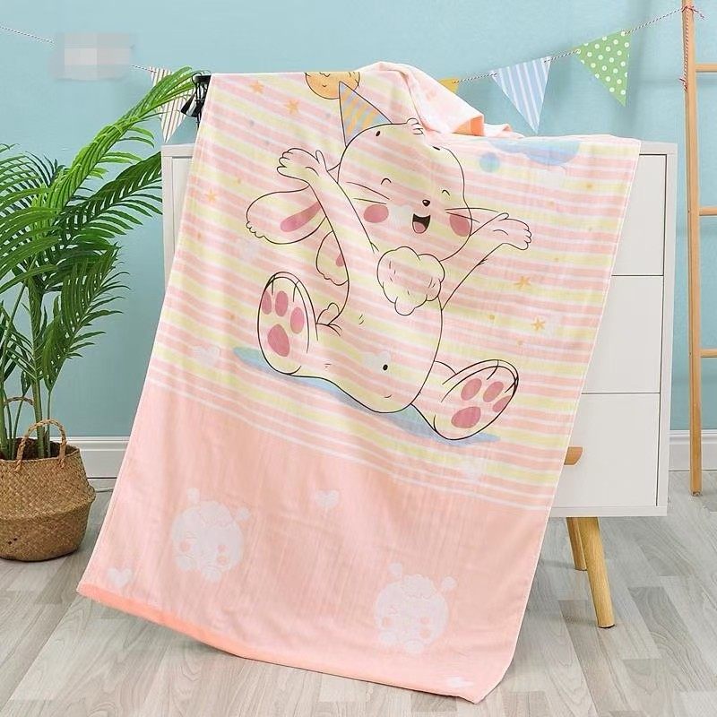 小孩夏季薄款纱布超柔软浴巾新生婴儿双层纯棉盖毯包巾儿童被抱被,婴童用品,浴巾,淘宝优惠券,粉丝福利购,淘宝优惠卷