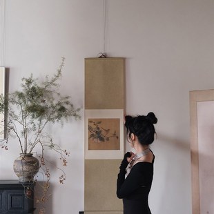 林椿枇杷山鸟果熟禽来图宋代花鸟卷轴画茶室书房新中式日式挂画