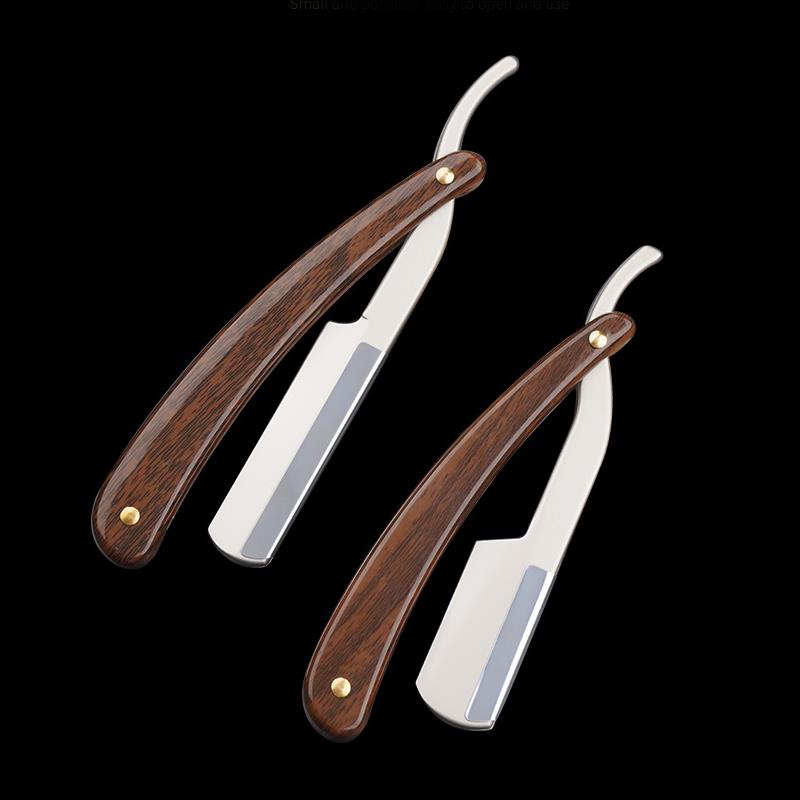 传统老式手动剃须刀修面刀全套工具刮胡刀男士刮脸专用理发店剃刀