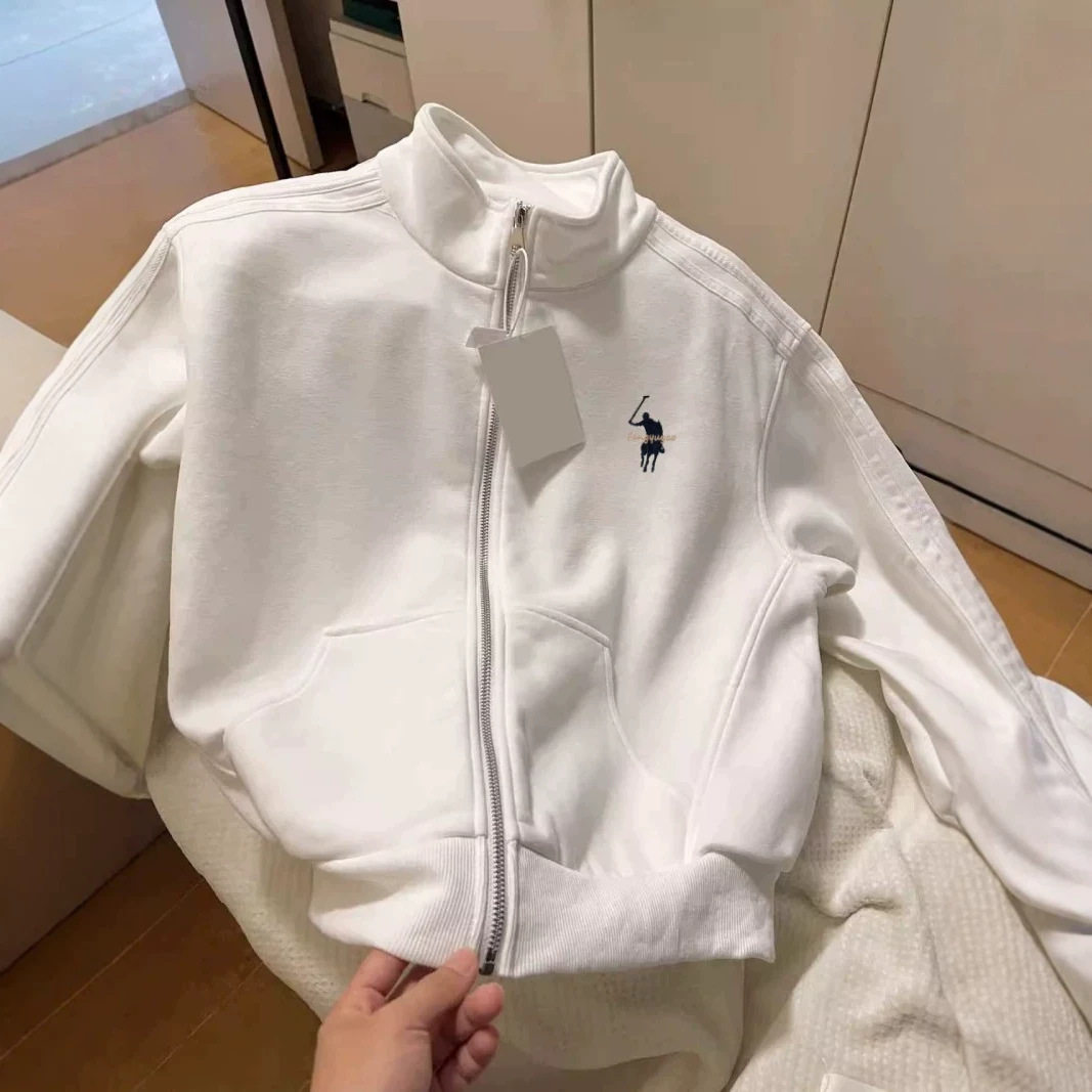 刺绣立领棒球服外套女