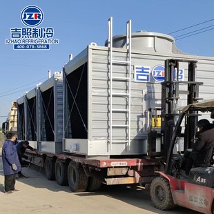 厂家直供冷却塔方形冷却塔玻璃钢冷却水塔钢板式横流逆流式凉水塔