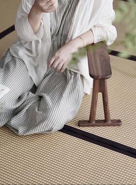 面茶室250515榻榻米垫藤面椰棕材透芯气电款加热定制按积