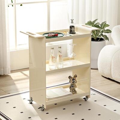 北欧简约客小推车置架家用收纳HYTB-22整物理架带轮可移厅动多层