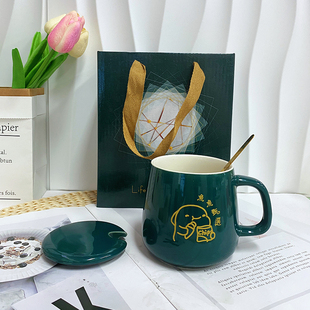 【鱼鱼甄选】水杯马克杯陶瓷杯子咖啡杯茶杯水杯简约高颜值