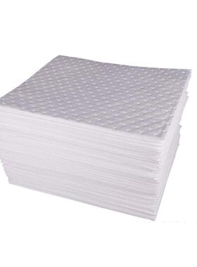 轻型白色吸油棉工业PP12吸附棉垫吸液毯毡海上漏溢油船用吸油2cm