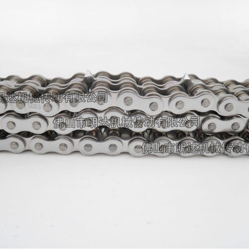 订造#304不锈钢链条 10A-2*100L活动片其中每4节装一片特殊尖齿链