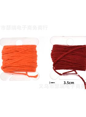 新款8彩色涤棉线刺绣0套装金银盒线6股米绣花线十字AC208绣线10色