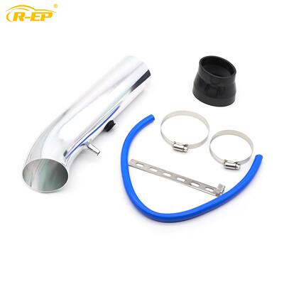 汽车进气改装铝管76mm通用铝合金进气管发动机配件3inch