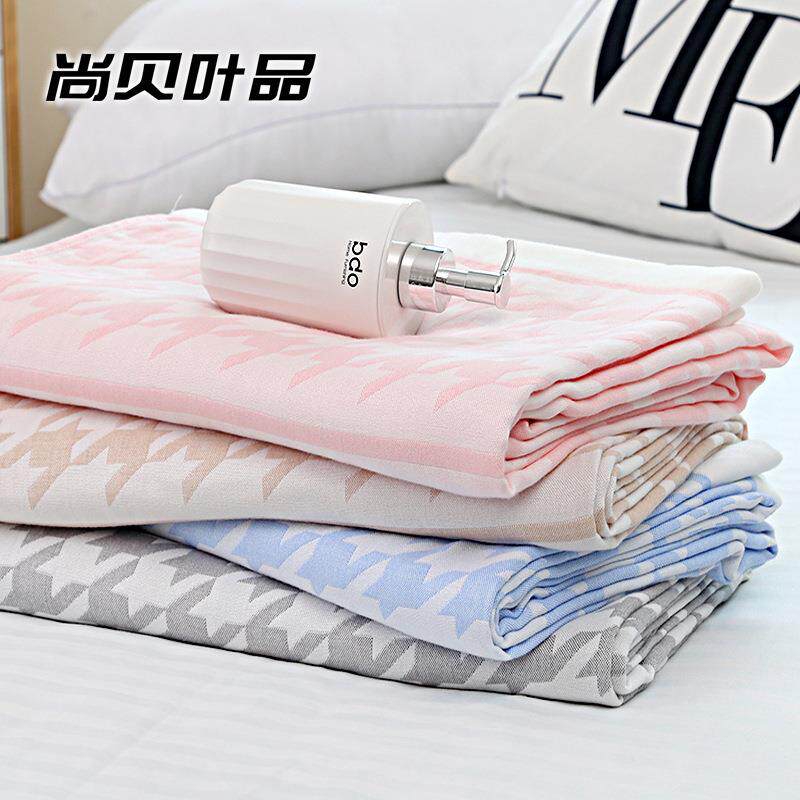 夏季冷感竹纤维纱布毯子单人毛巾被夏凉被现代简约舒适亲肤被子