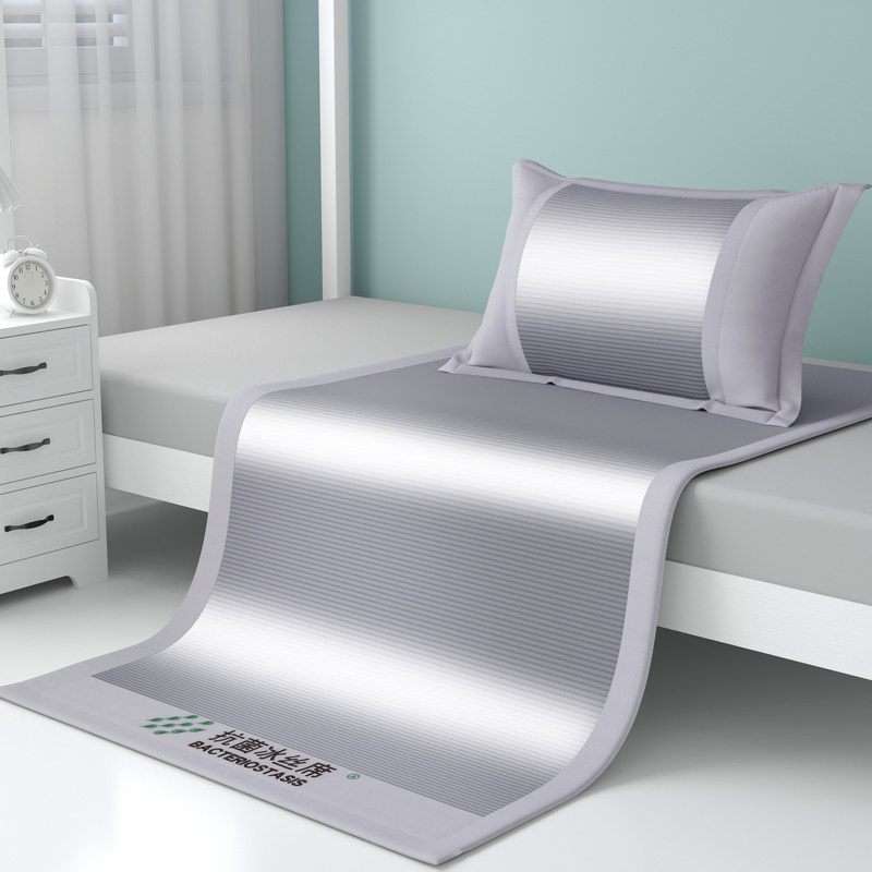 夏季冰丝凉席单人学生宿舍软席子可机洗空调席寝室上下铺0.9m折叠