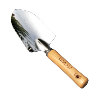 园艺铲子不锈钢加厚挖土花铲铁锹大小家用号工具小套装养花松土