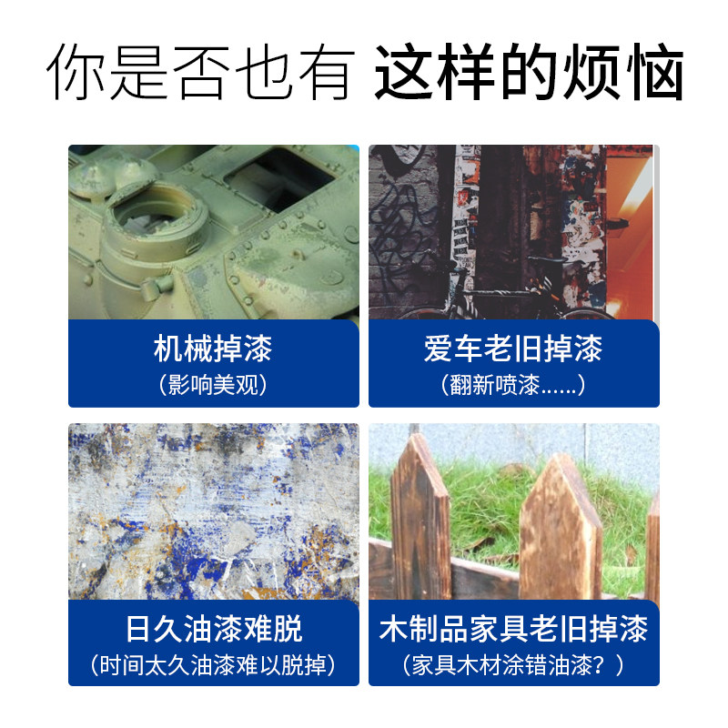 强力高效脱漆剂木家具金属去漆除漆剂汽车轮毂喷漆清洗剂油漆稀释
