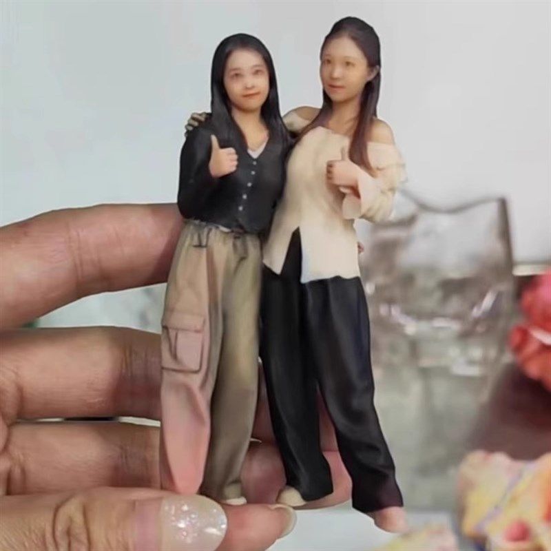 3D真人照片建模打印 人物建模定制 人像照片建模高模定制礼品制定