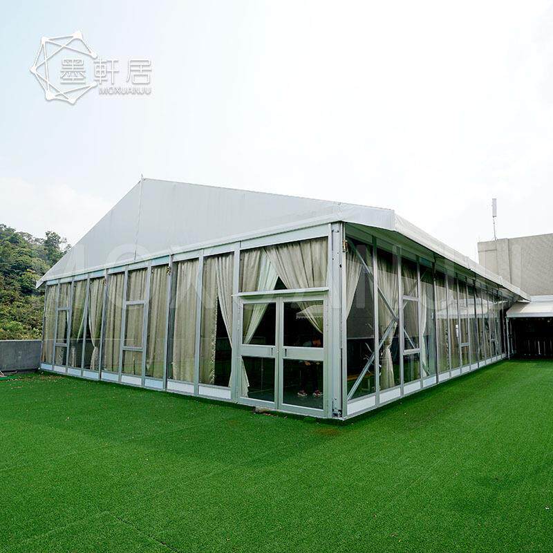 楼顶大棚室内帐篷射箭场馆篷房铝合金户外运动游戏休息场所遮阳