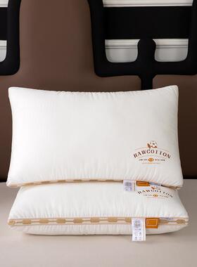 款2提025新全棉7KT8KB8n花华夫格枕羽丝枕头枕芯