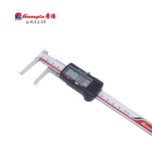 广陆刀无品牌/头内沟槽数显尺0150-200扁头/圆柱头外沟卡槽电子卡