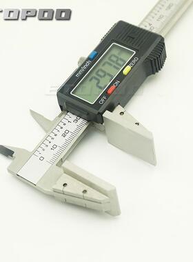 ETOOO钢P绳鸭嘴585数显丝卡尺0-150mm不锈钢宽测量面数大面显游标