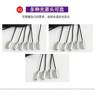 汽车氛围ZUH灯导光导条免线穿光车内七彩氛围灯光光纤发氛围灯