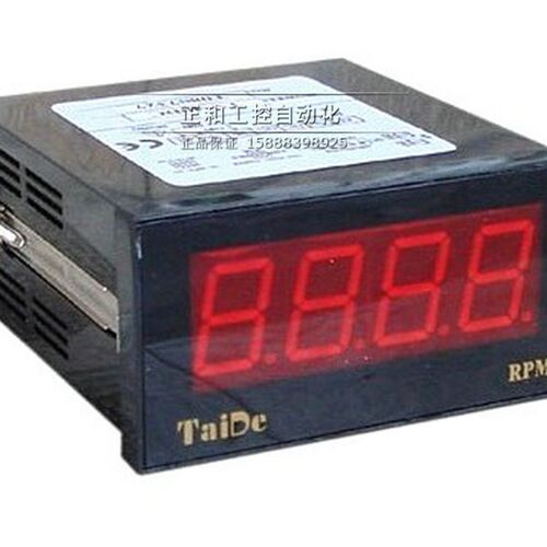 台德TAIDE转速表脉冲量输入TR-40线速表TLR-40皮带输送速度显示器