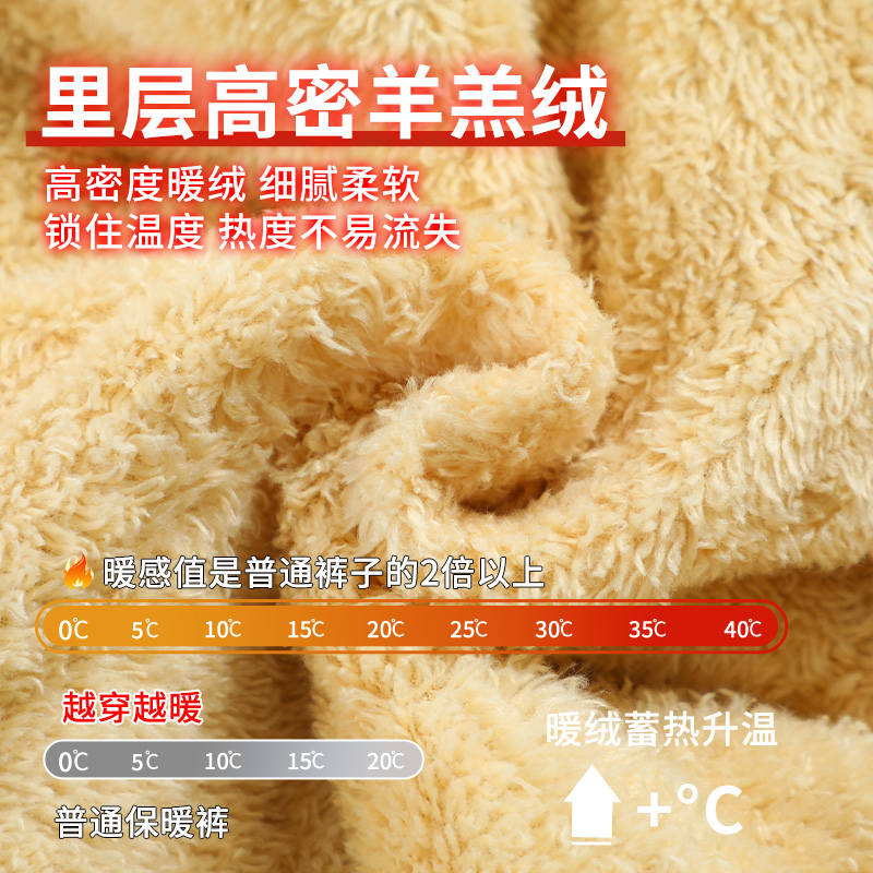 爸爸冬季棉裤外穿中老年人裤子男加绒加厚男裤哈尔滨防寒爷爷保暖