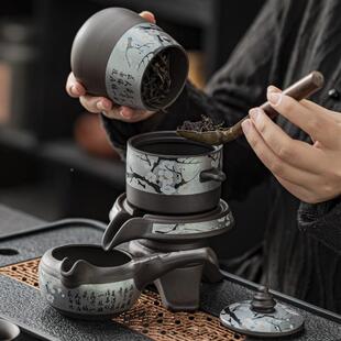 装紫DSY紫砂砂自动泡茶套具套家用网红2025款茶壶餐功夫懒人茶喝
