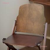 复木古实框架有线条啡喷漆耐折叠椅磨款 折叠椅可平米特替风琴影院