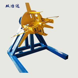 厂家现货 钢带上料架 金属钢卷带钢放料架 冲床送料机纠偏上料架