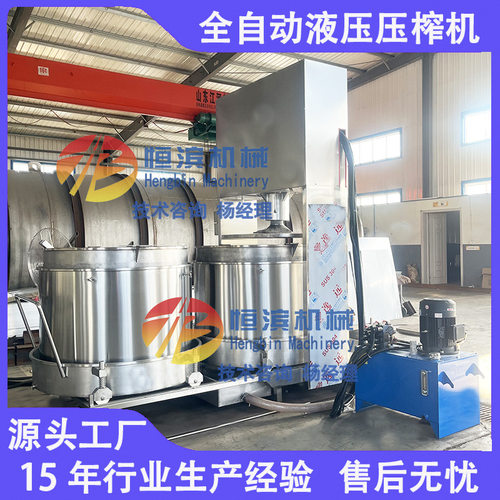 浸泡地黄黄精药渣压滤机鲜药材榨汁提取机桑葚青梅酒过滤压榨机